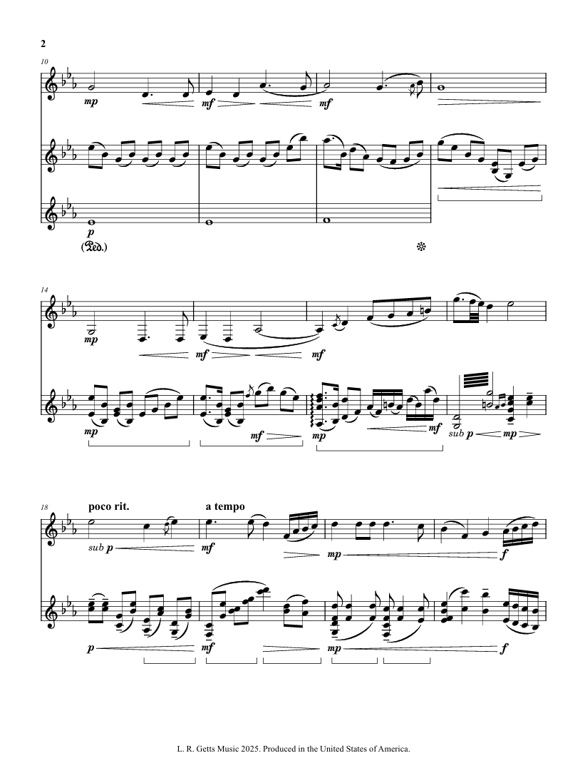 Starlight Reflections - Clarinet and Vibraphone