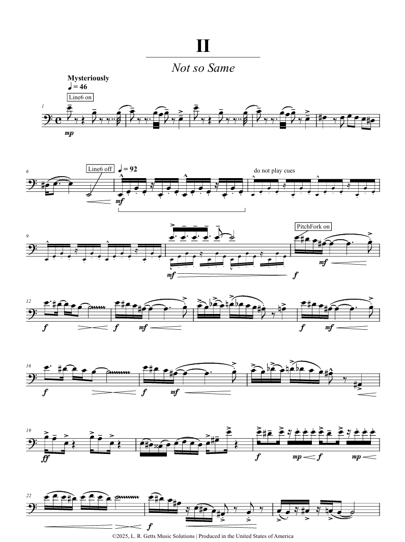 Synthesis - Bassoon and Electronics